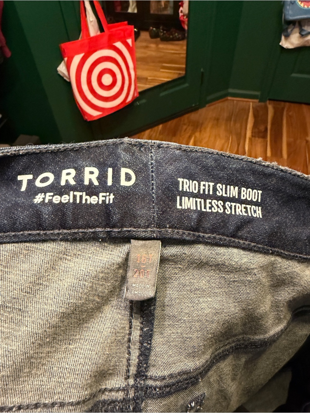 Torrid Trio Fit Slim Boot Limitless Stretch - Picture 3 of 5